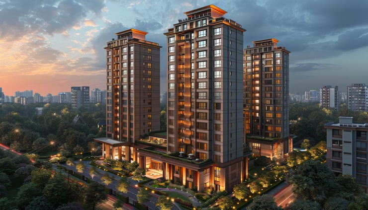 Ambit Evershine Nagar upcoming cluster redevelopment in Malad West with 2, 3 and 4 BHK configurations